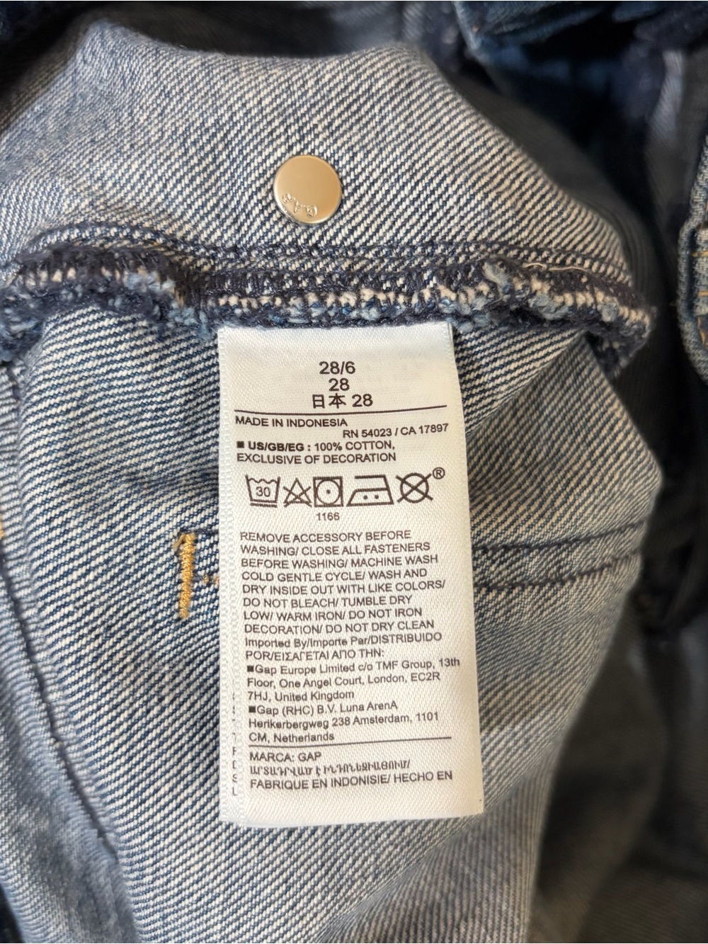 cult gaia High-Waist Wide Leg Blue Jeans - Picture 12 of 12